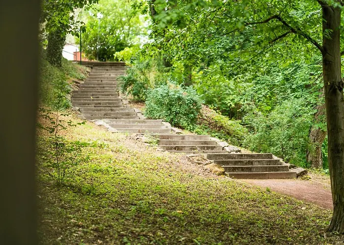Dreibrunnen Gastehaus Im Luisenpark Konukevi Erfurt